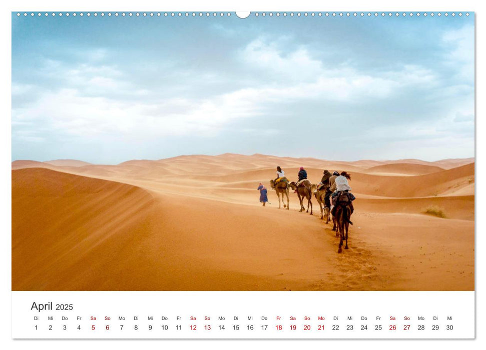 Sahara - Die größte Trockenwüste der Welt. (CALVENDO Premium Wandkalender 2025)