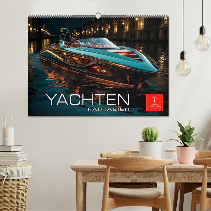 Yachten Fantasien (CALVENDO Wandkalender 2025)