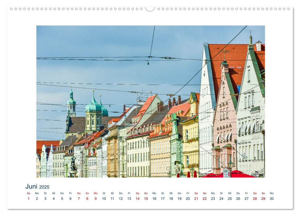 Grüße aus Augsburg (CALVENDO Premium Wandkalender 2025)