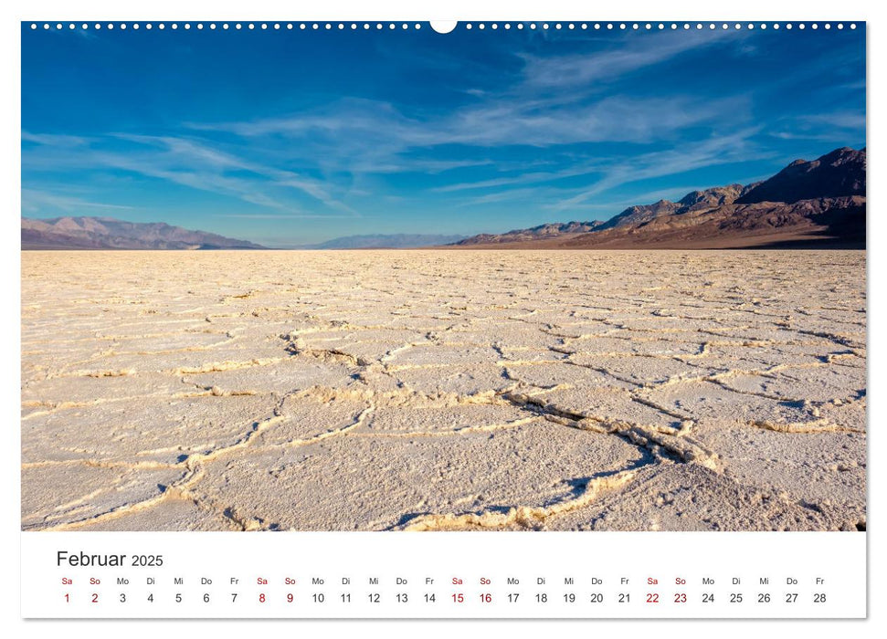 Death Valley - Der trockenste Nationalpark den USA. (CALVENDO Premium Wandkalender 2025)