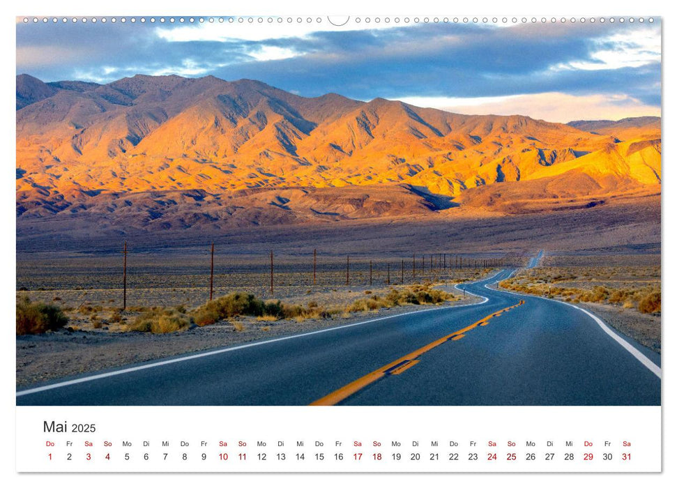 Death Valley - Der trockenste Nationalpark den USA. (CALVENDO Premium Wandkalender 2025)