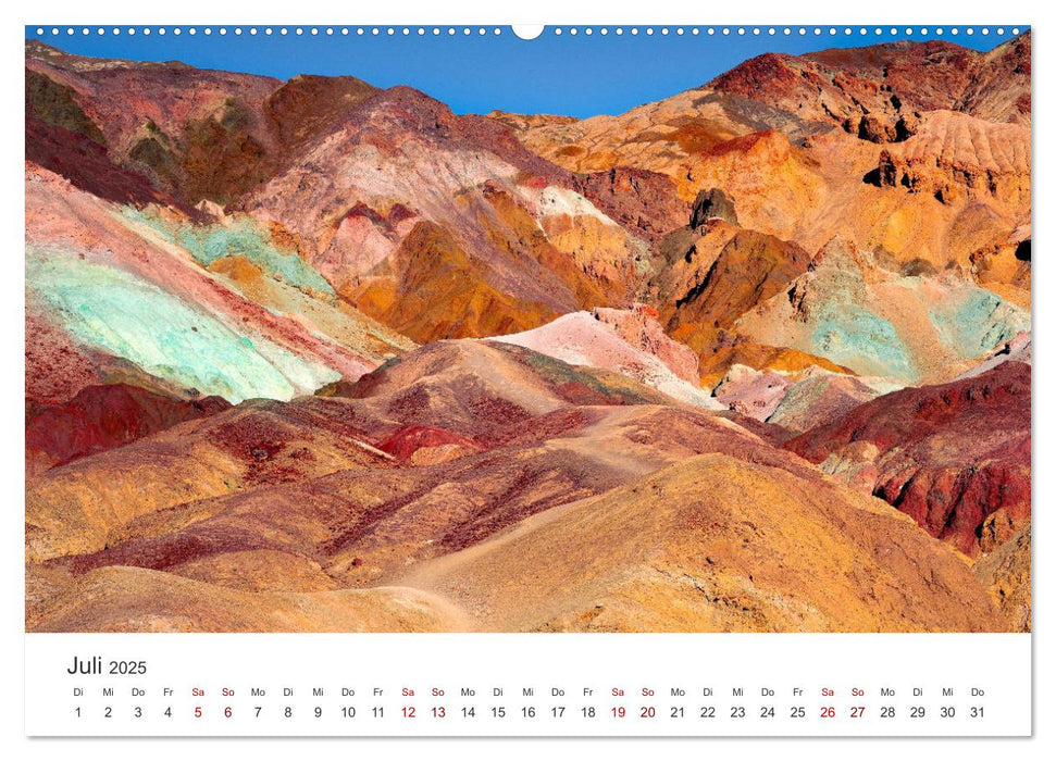 Death Valley - Der trockenste Nationalpark den USA. (CALVENDO Premium Wandkalender 2025)