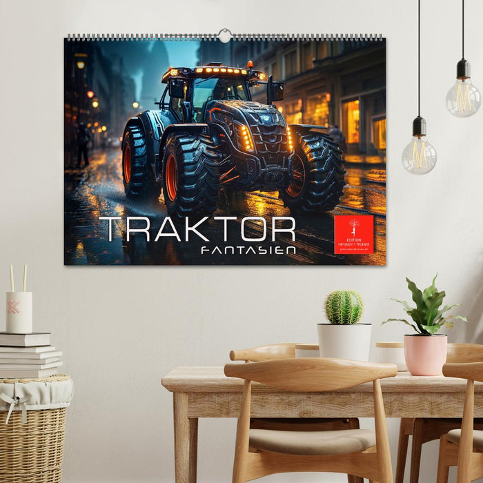 Traktor Fantasien (CALVENDO Wandkalender 2025)