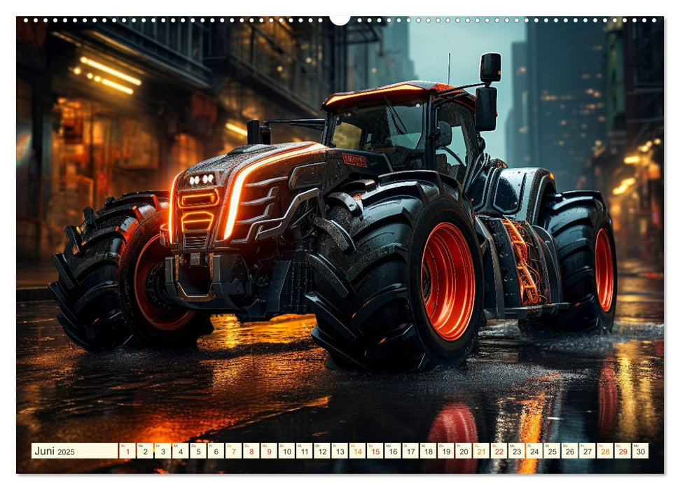 Traktor Fantasien (CALVENDO Wandkalender 2025)