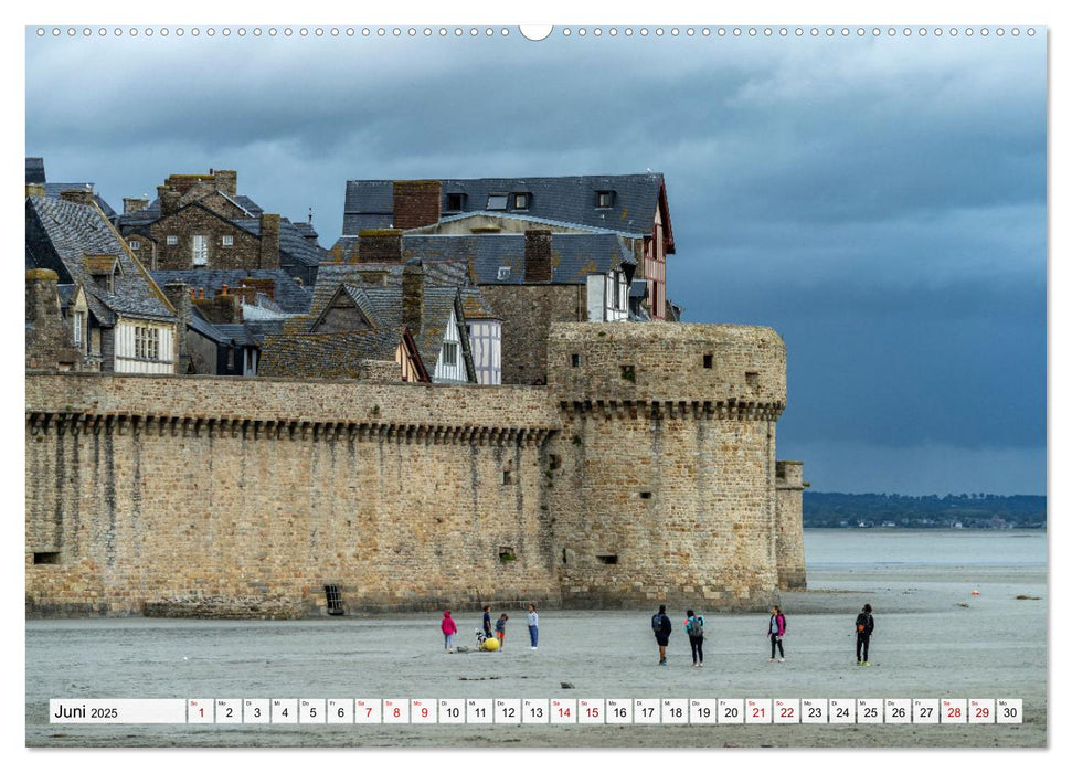 Welterbe Mont-Saint-Michel (CALVENDO Premium Wandkalender 2025)