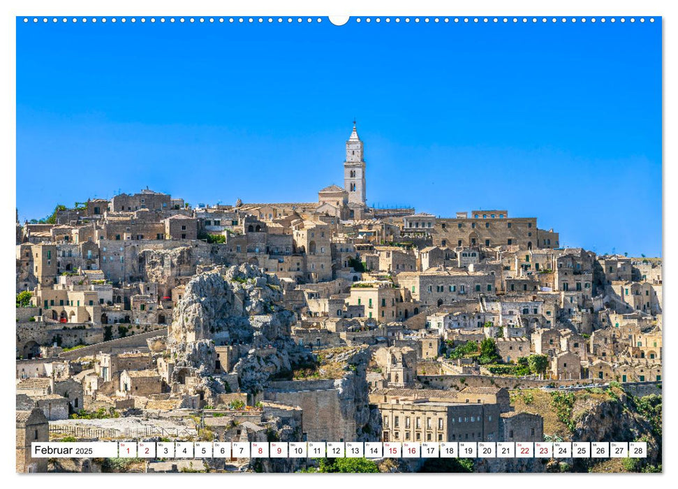 Matera - Die Stadt der Sassi (CALVENDO Premium Wandkalender 2025)