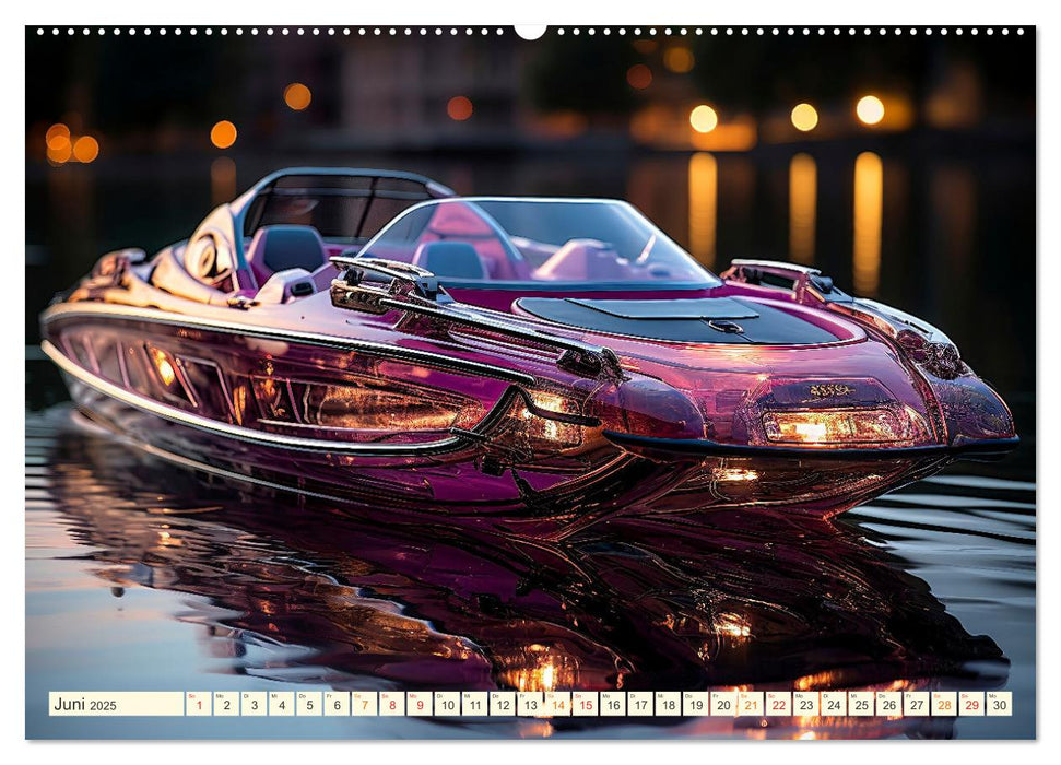 Yachten Fantasien (CALVENDO Premium Wandkalender 2025)