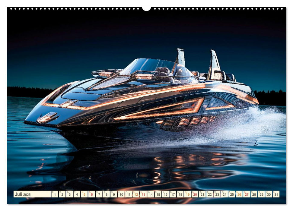 Yachten Fantasien (CALVENDO Premium Wandkalender 2025)