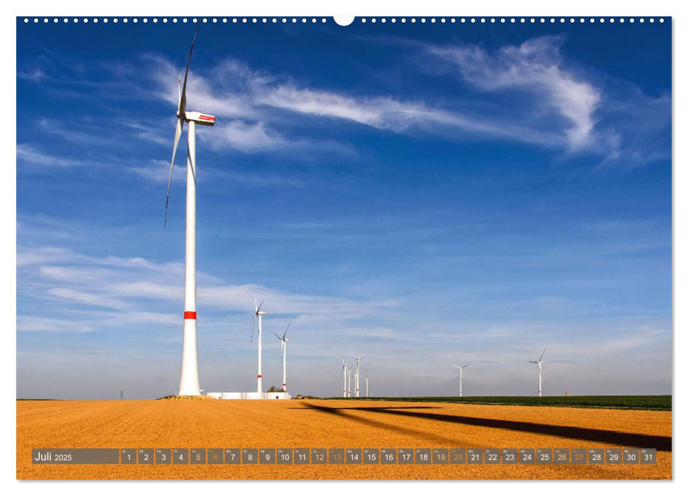 Alte und neue Energie im Rheinland - zwischen Braunkohletagebau und Windkraftanlagen (CALVENDO Premium Wandkalender 2025)