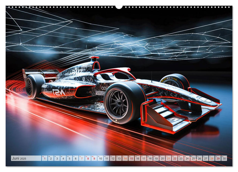 Formel E Phantasien (CALVENDO Wandkalender 2025)