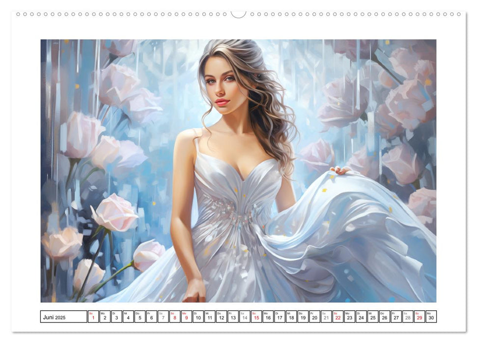 Festliche Eleganz. Bezaubernde Anmut (CALVENDO Premium Wandkalender 2025)