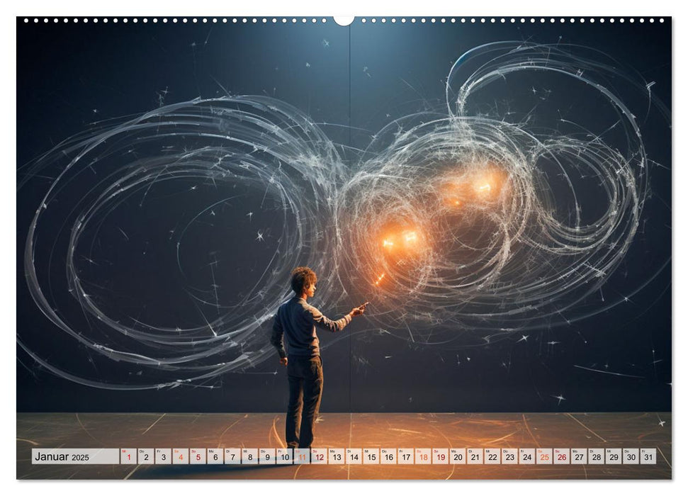 Universum der Wissenschaften (CALVENDO Wandkalender 2025)