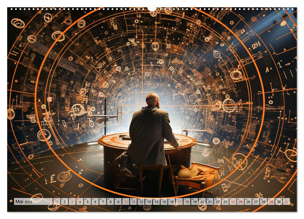 Universum der Wissenschaften (CALVENDO Wandkalender 2025)