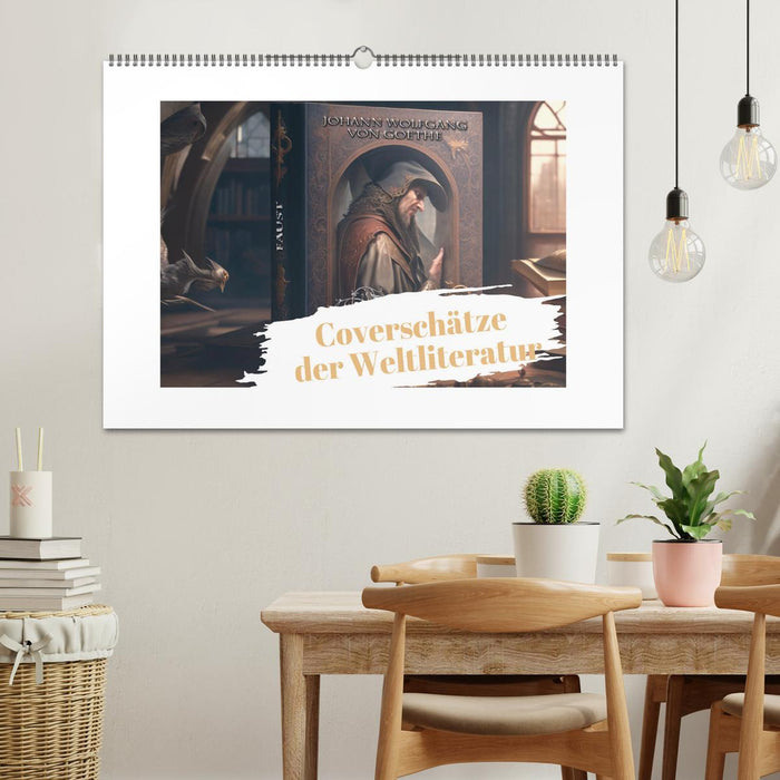 Coverschätze der Weltliteratur (CALVENDO Wandkalender 2025)