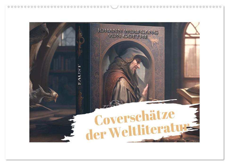 Coverschätze der Weltliteratur (CALVENDO Wandkalender 2025)