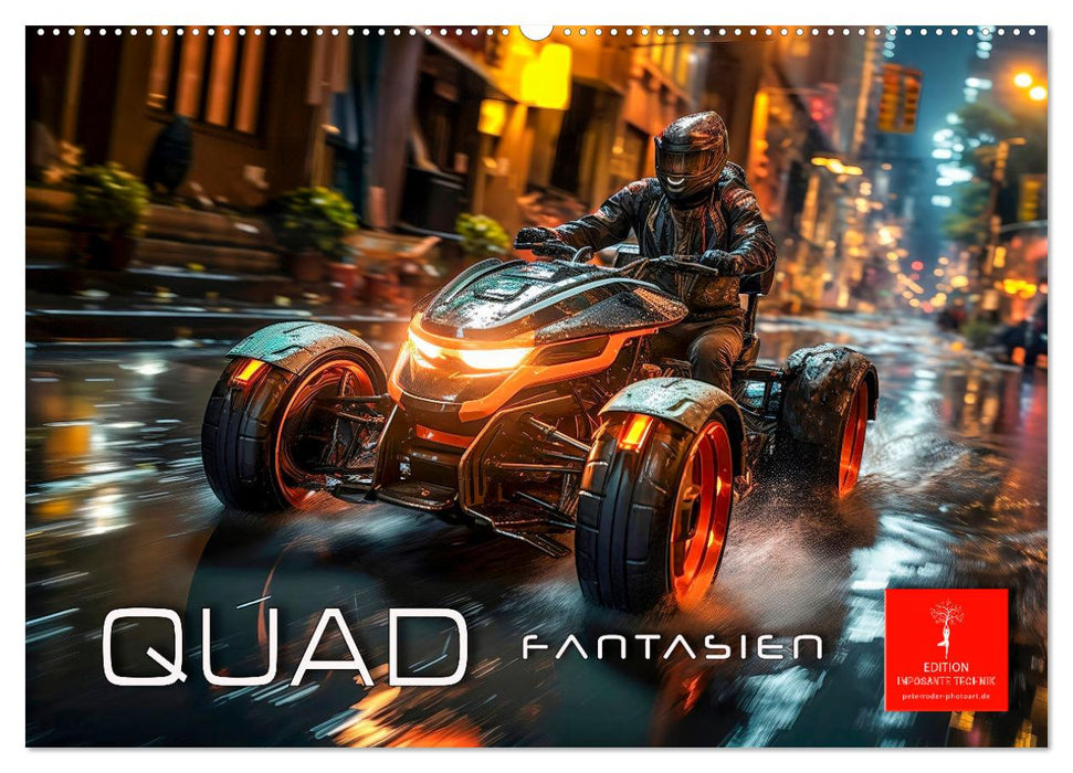 Quad Fantasien (CALVENDO Wandkalender 2025)