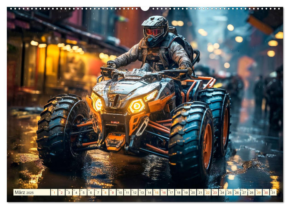 Quad Fantasien (CALVENDO Wandkalender 2025)