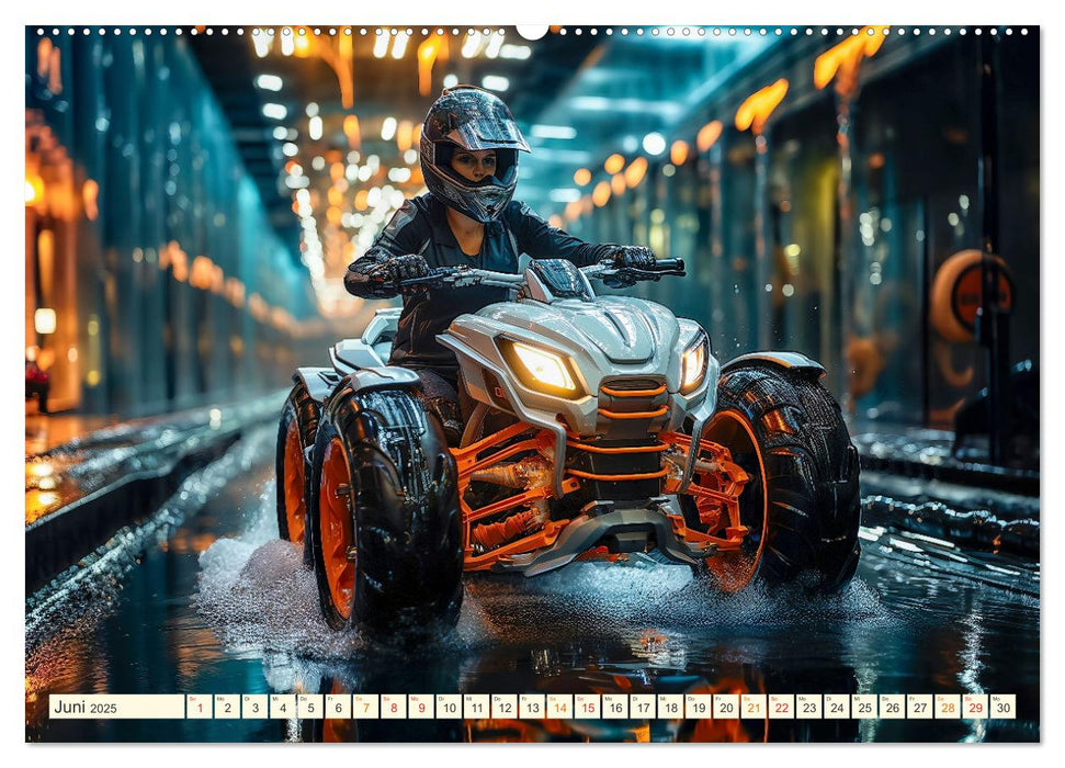 Quad Fantasien (CALVENDO Wandkalender 2025)