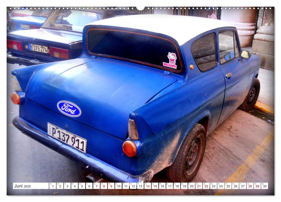 Ford Anglia - Großbritanniens klassischer Zweitürer (CALVENDO Premium Wandkalender 2025)