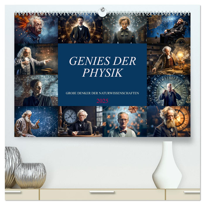 Genies der Physik (CALVENDO Premium Wandkalender 2025)