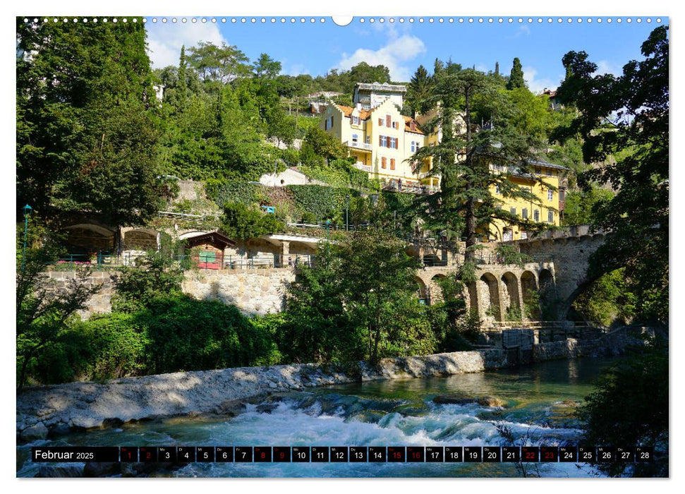 Spaziergang in Meran (CALVENDO Premium Wandkalender 2025)