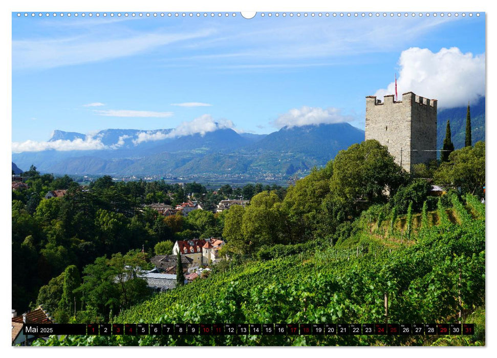 Spaziergang in Meran (CALVENDO Premium Wandkalender 2025)