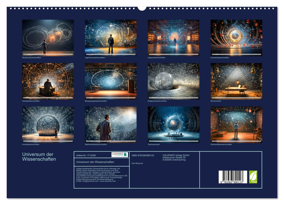 Universum der Wissenschaften (CALVENDO Premium Wandkalender 2025)