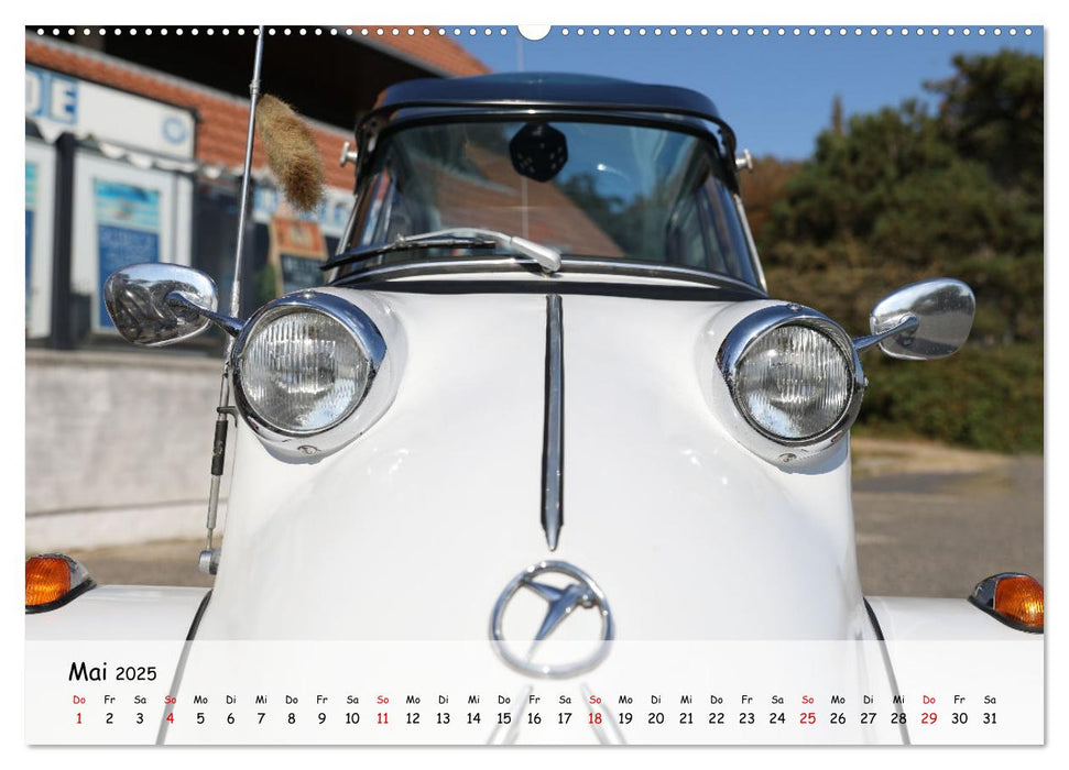 Messerschmitt Kabinenroller KR 200 Fahren unter dem Radar (CALVENDO Premium Wandkalender 2025)