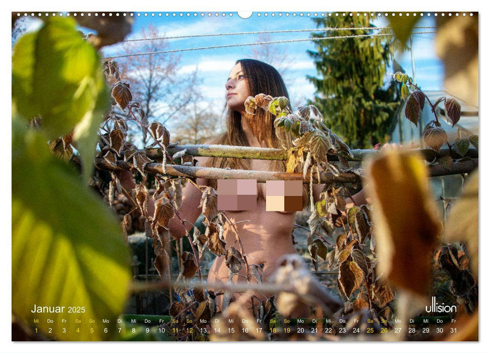 Gartenlust - inszenierte Aktfotografie (CALVENDO Premium Wandkalender 2025)