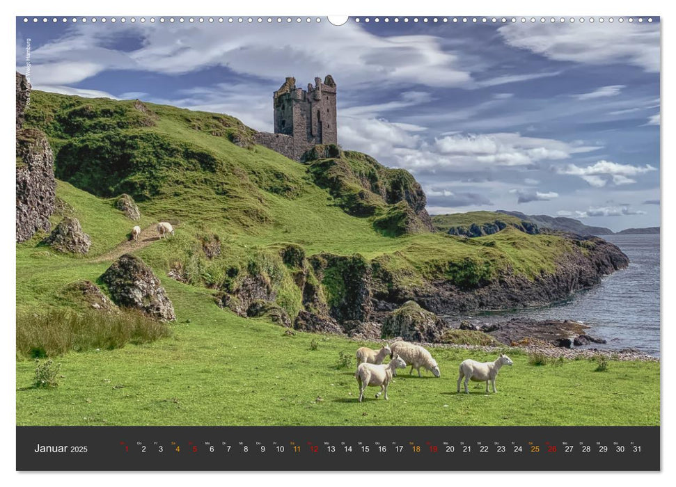 Schottland 2025 Schlösser, Burgen und Ruinen (CALVENDO Premium Wandkalender 2025)