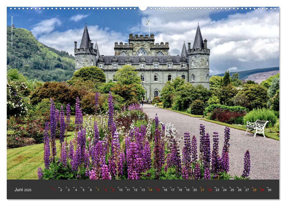 Schottland 2025 Schlösser, Burgen und Ruinen (CALVENDO Premium Wandkalender 2025)