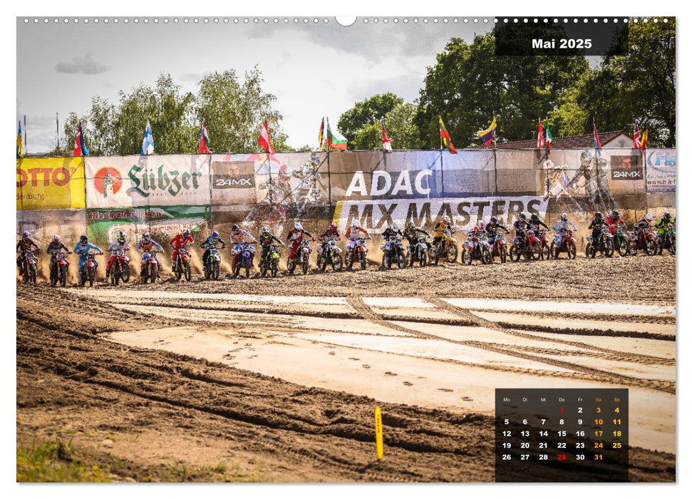 The gate drops - get ready for the race and do your your best (CALVENDO Premium Wandkalender 2025)