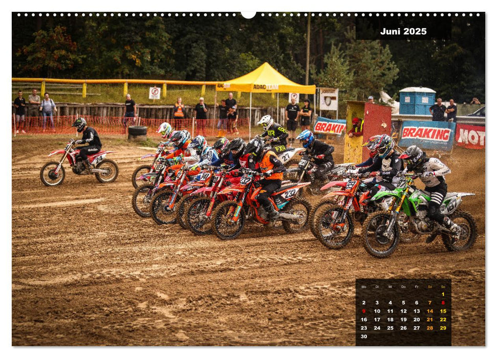 The gate drops - get ready for the race and do your your best (CALVENDO Premium Wandkalender 2025)