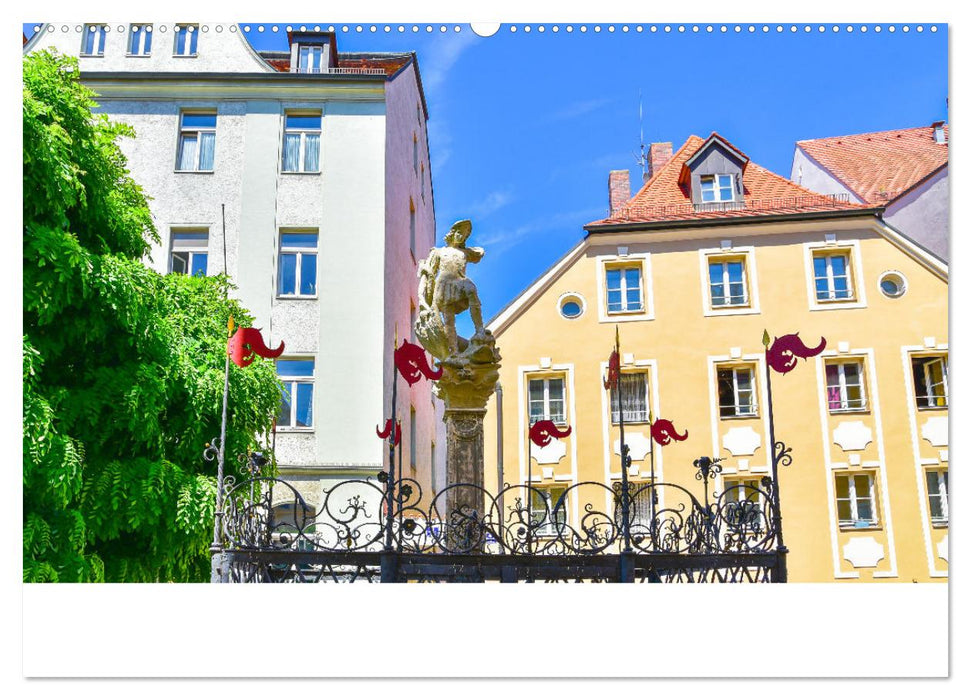 Regensburg Brunnen und Wasserspiele (CALVENDO Premium Wandkalender 2025)