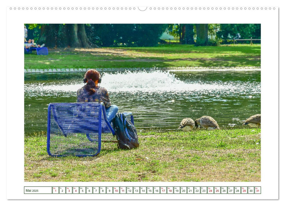 Nürnberg Gärten und Stadtparks (CALVENDO Premium Wandkalender 2025)