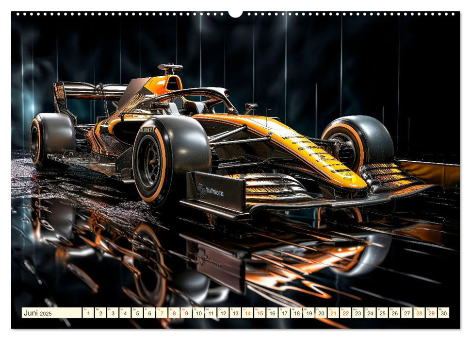 Rennwagen Fantasien (CALVENDO Premium Wandkalender 2025)