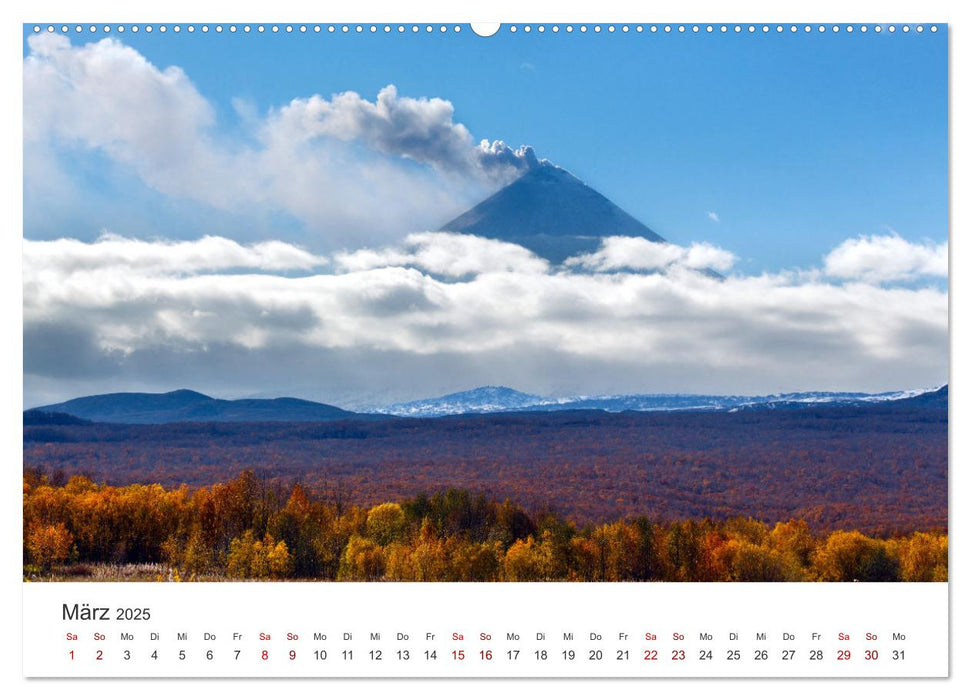 Vulkane - Beeindruckende Feuerberge (CALVENDO Premium Wandkalender 2025)