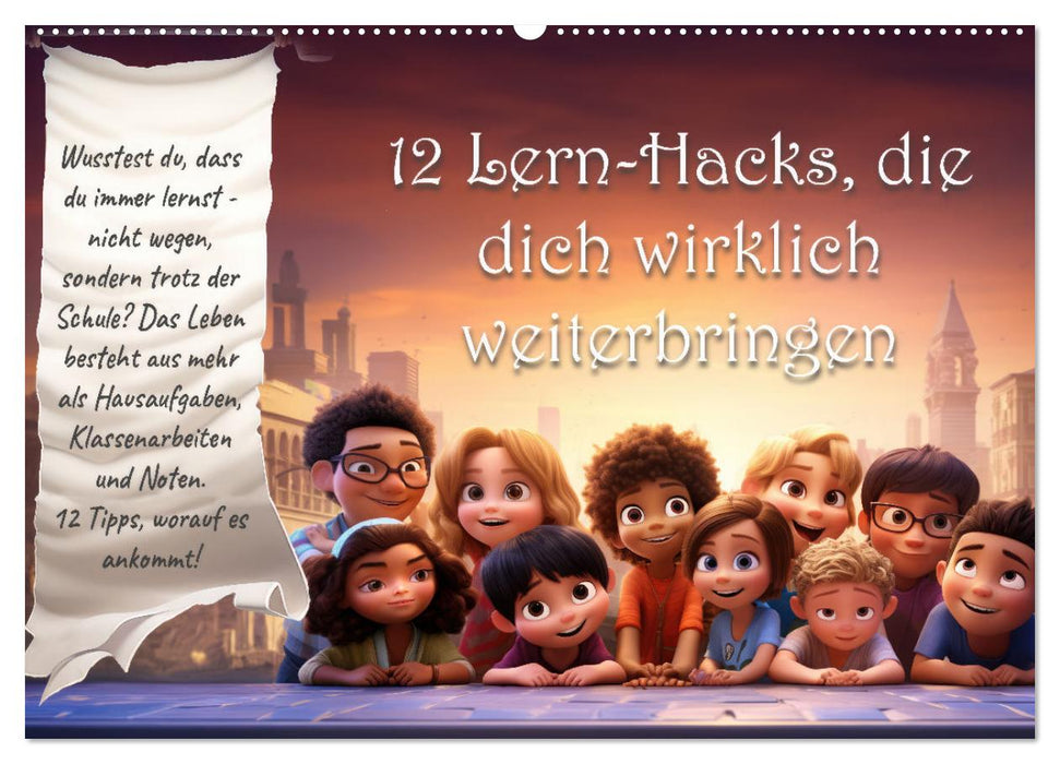 12 Lern-Hacks (CALVENDO Wandkalender 2025)