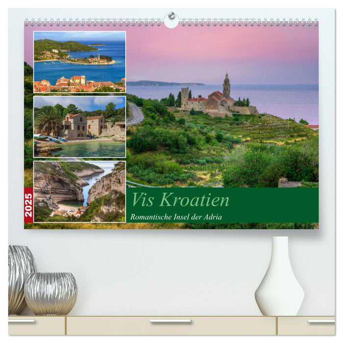 Vis Kroatien - Romantische Insel der Adria (CALVENDO Premium Wandkalender 2025)