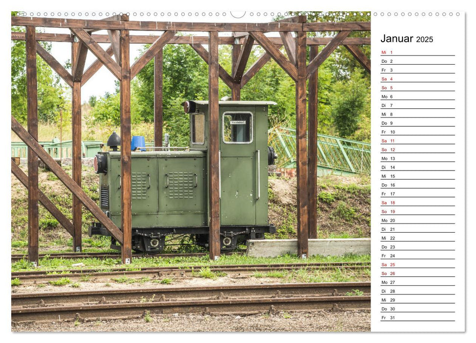 Eisenbahn Museum Gramzow (CALVENDO Premium Wandkalender 2025)