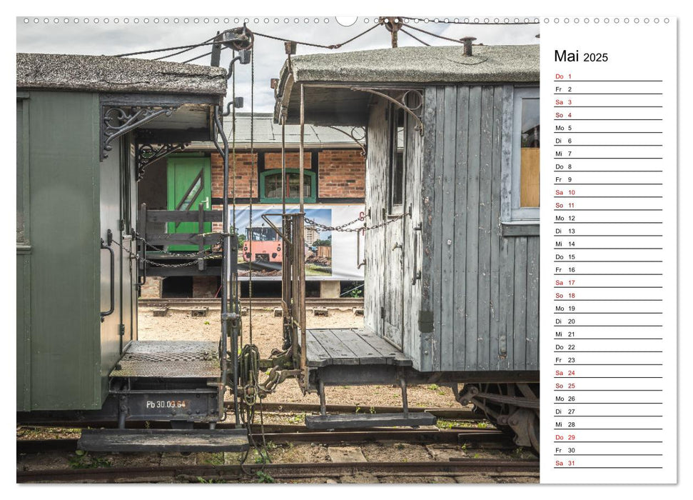 Eisenbahn Museum Gramzow (CALVENDO Premium Wandkalender 2025)