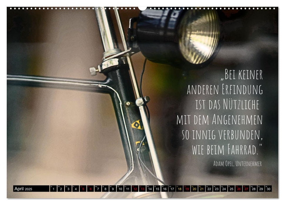 Velo Kunst (CALVENDO Premium Wandkalender 2025)