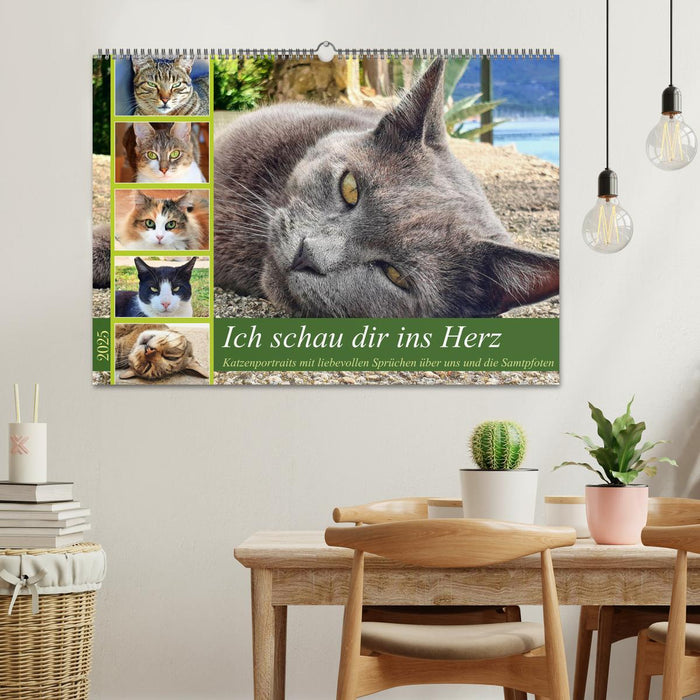 Ich schau dir ins Herz (CALVENDO Wandkalender 2025)