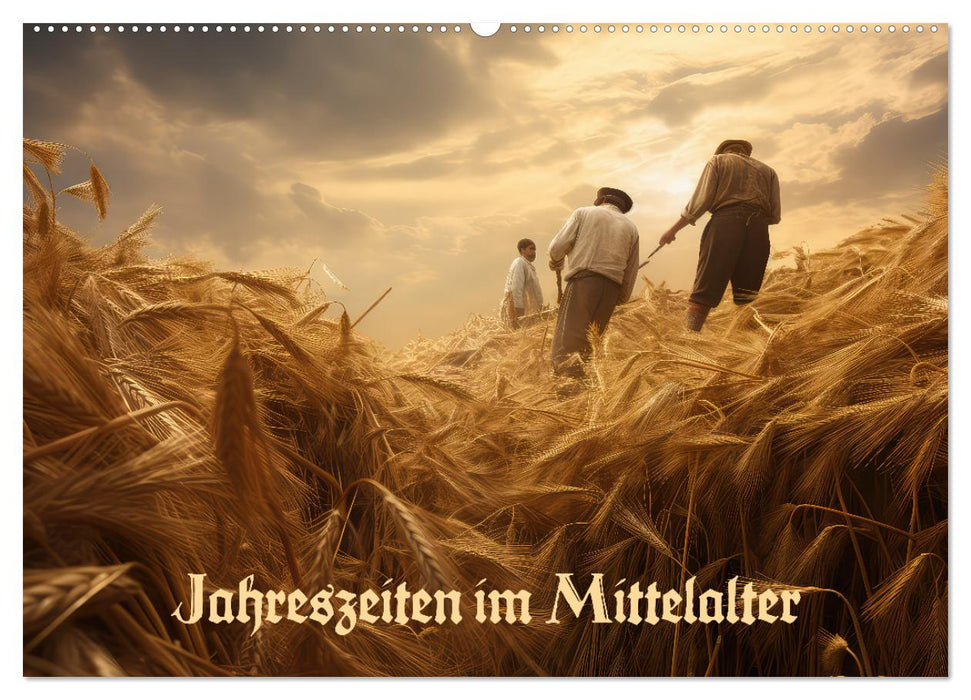 Jahreszeiten im Mittelalter (CALVENDO Wandkalender 2025)