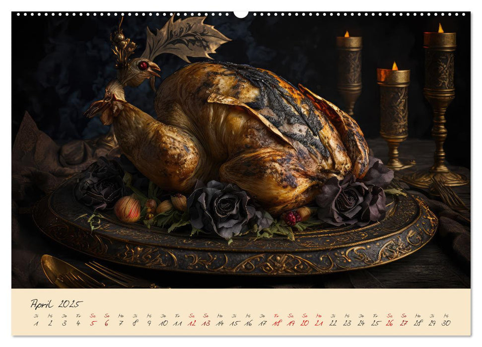 Gothic Food (CALVENDO Wandkalender 2025)