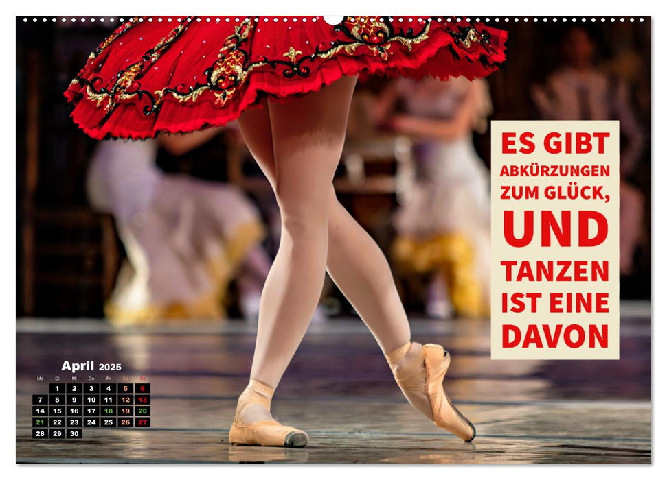 Ballett mit einem Hauch Poesie (CALVENDO Wandkalender 2025)