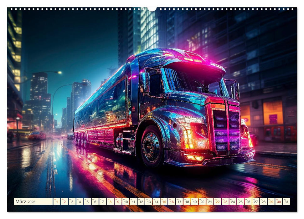 Truck Fantasien (CALVENDO Wandkalender 2025)