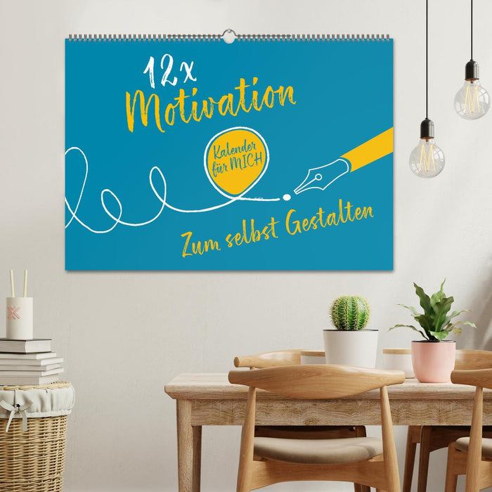 12 x Motivation - Bastelkalender (CALVENDO Wandkalender 2025)