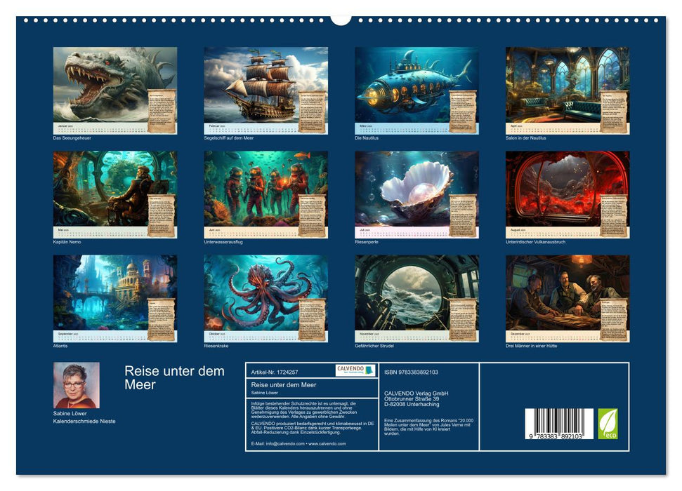 Reise unter dem Meer (CALVENDO Premium Wandkalender 2025)