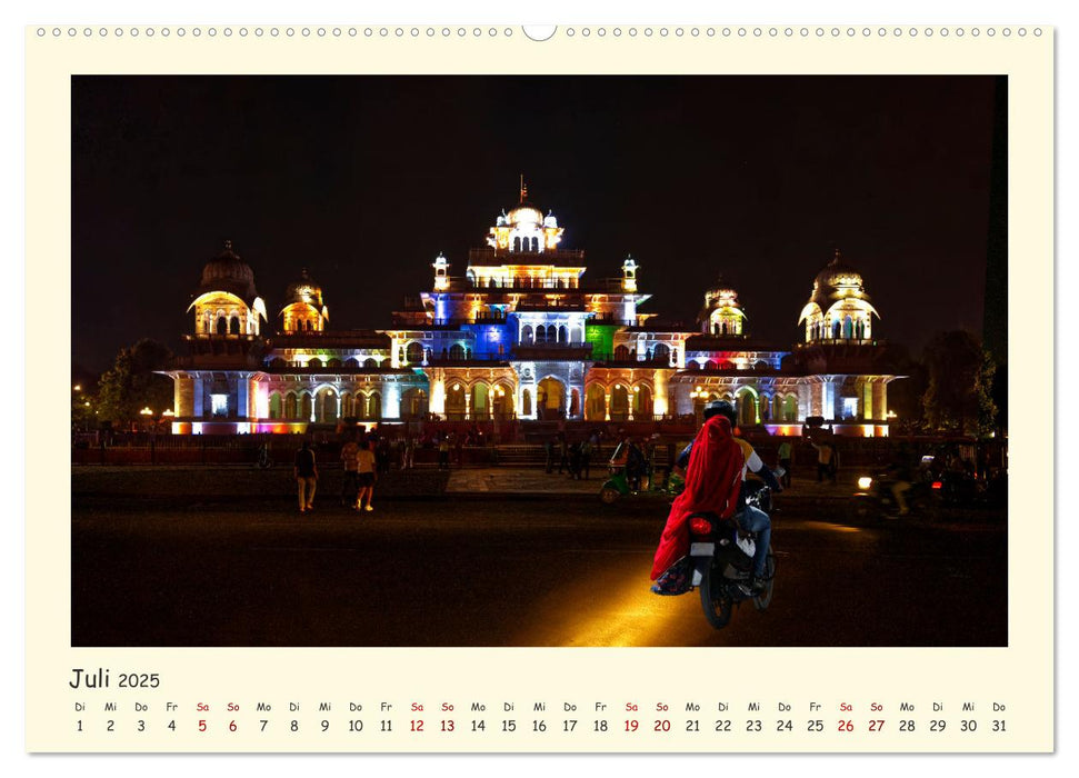 Urlaubsgefühle - INDIEN Impressionen aus Rajasthan (CALVENDO Premium Wandkalender 2025)